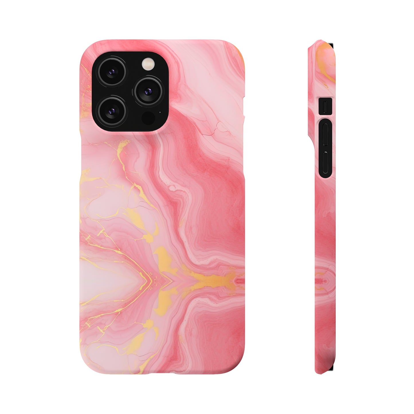 Cee L Colourful Marble Mobile Phone Case Pink