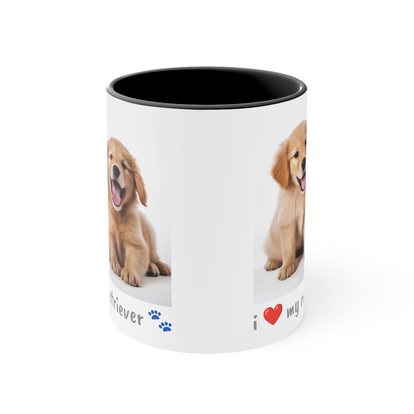 Golden Retriever Puppy Pet Mug Name Custom Dog Mug Dog Coffee Cup