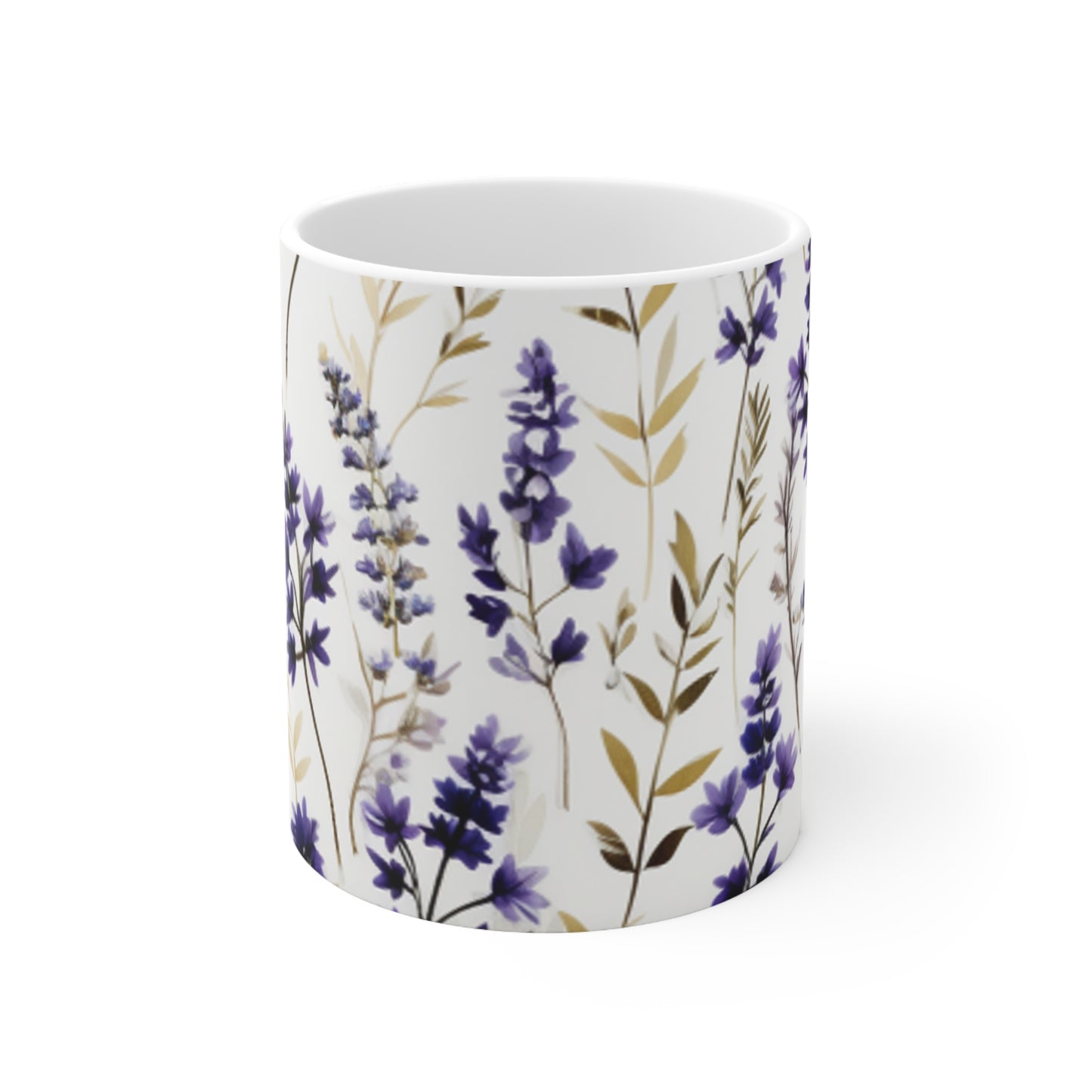 Lavender Flowers Mug Peony Gifts for Her Garden Lover Christmas Santa Merry Christmas Plant Lover Gardening Mothers Day Mum Birthday Sister