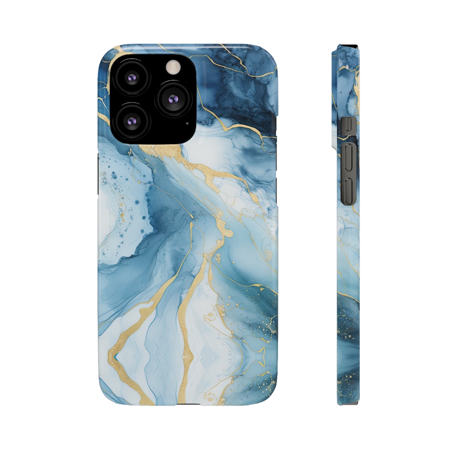 Cee L Colourful Marble Mobile Phone Case Blue