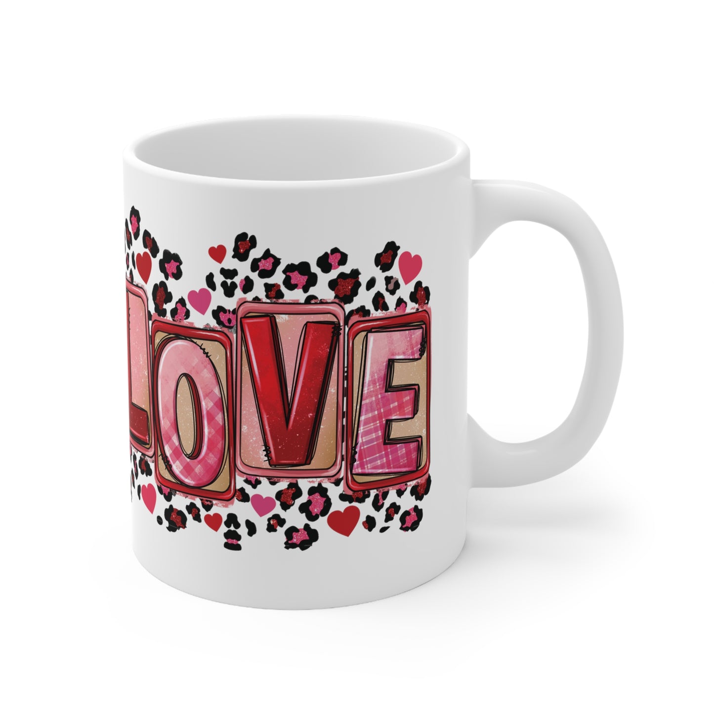 Cee L Positive Valentine's Day Love Heart Mug Gifts for Her Mothers Day 11oz