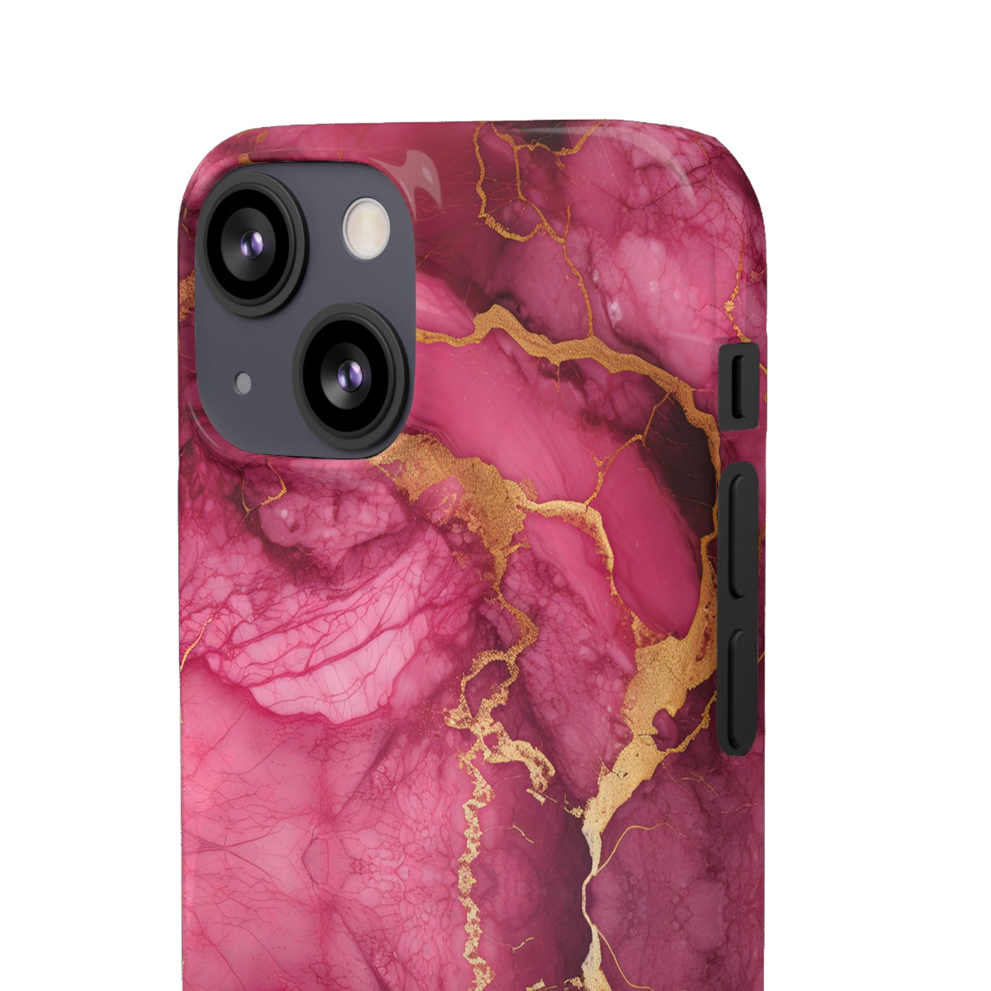 Cee L Colourful Marble Mobile Phone Case Pink