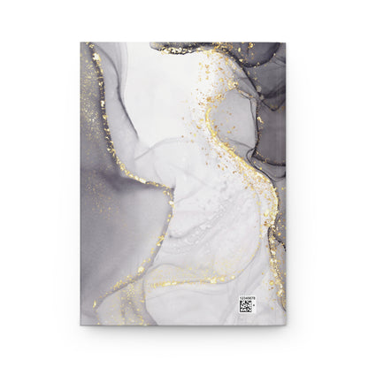 Hardcover Journal Black Marble