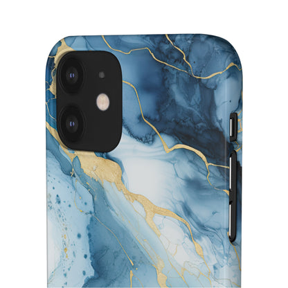 Cee L Colourful Marble Mobile Phone Case Blue