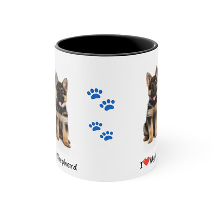 German Shepherd Puppy Pet Mug Name Custom Dog Mug Dog Coffee Cup Personalized Pet Mugs Dog Mom Mug Dad Mug New Dog Mug Mothers Day