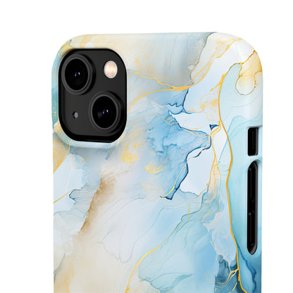 Cee L Colourful Marble Mobile Phone Case Blue