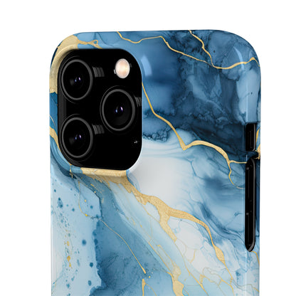 Cee L Colourful Marble Mobile Phone Case Blue