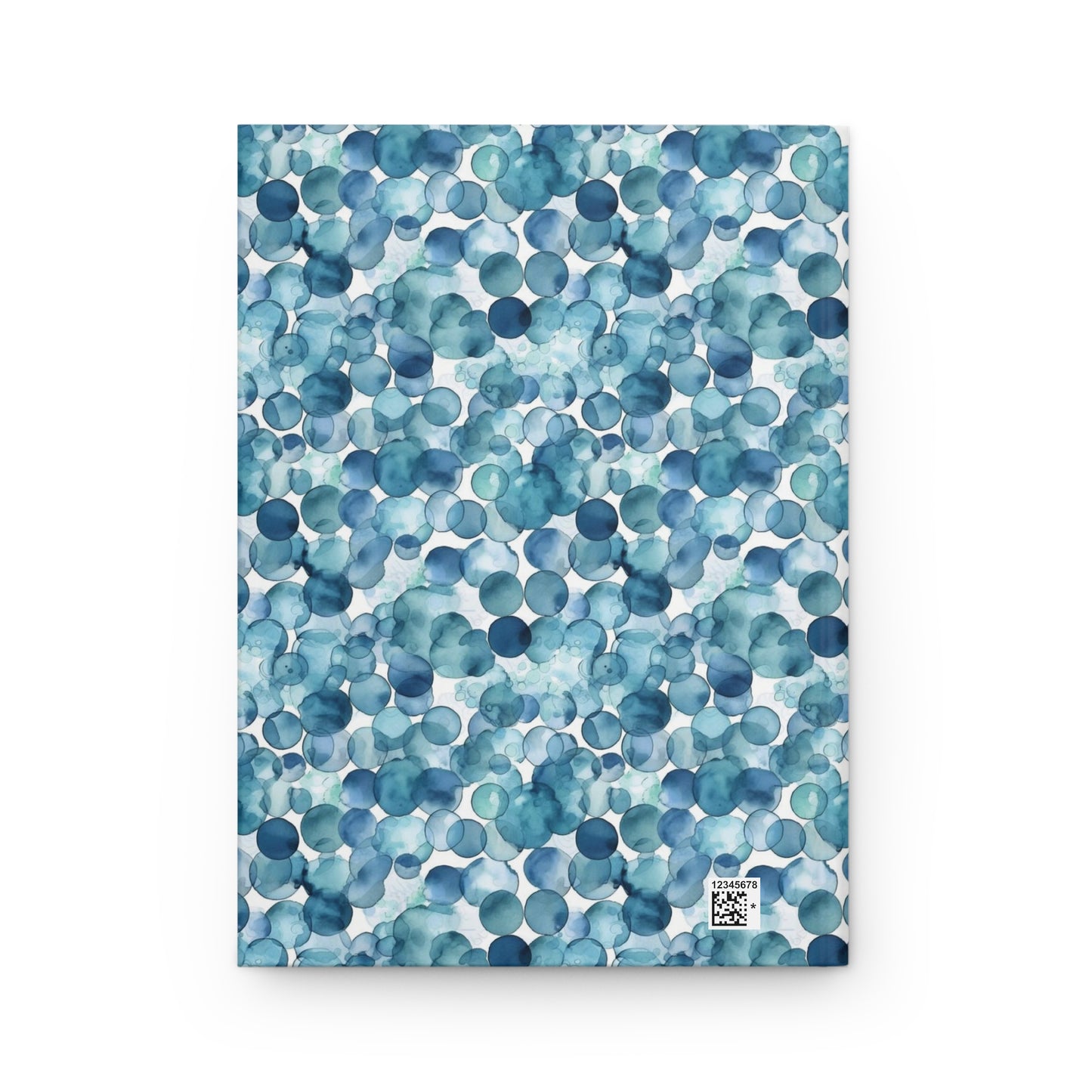 Hardcover Journal Blue Bubbles