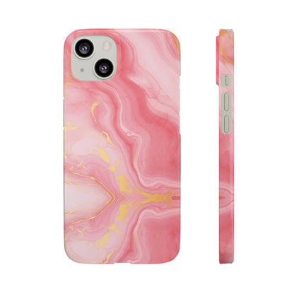 Cee L Colourful Marble Mobile Phone Case Pink