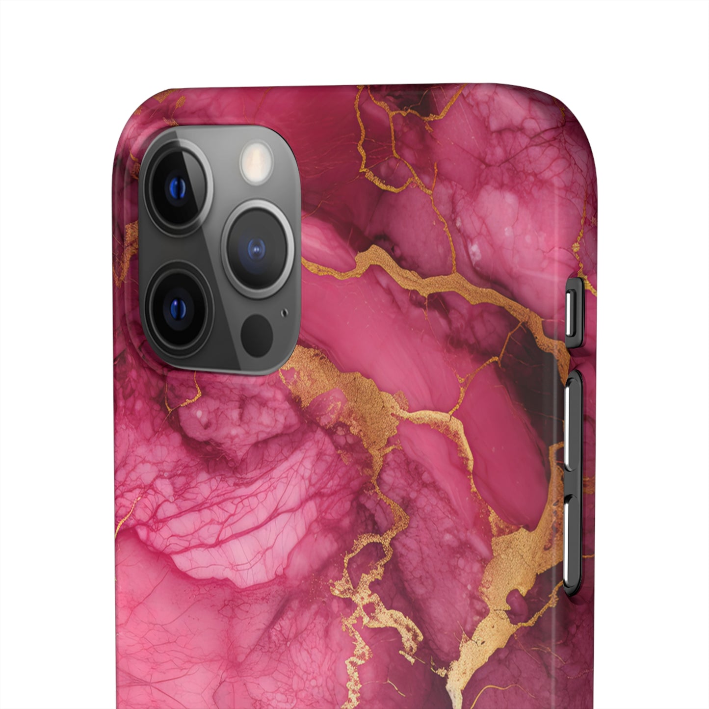 Cee L Colourful Marble Mobile Phone Case Pink