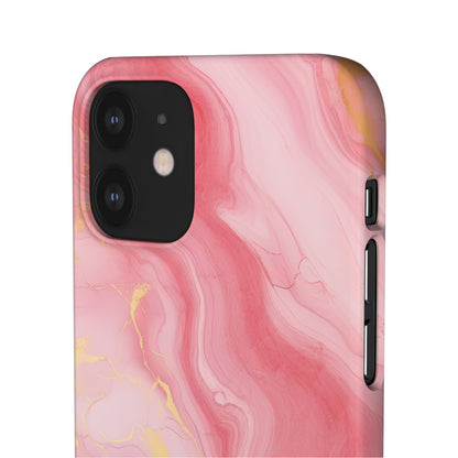 Cee L Colourful Marble Mobile Phone Case Pink