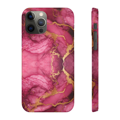 Cee L Colourful Marble Mobile Phone Case Pink