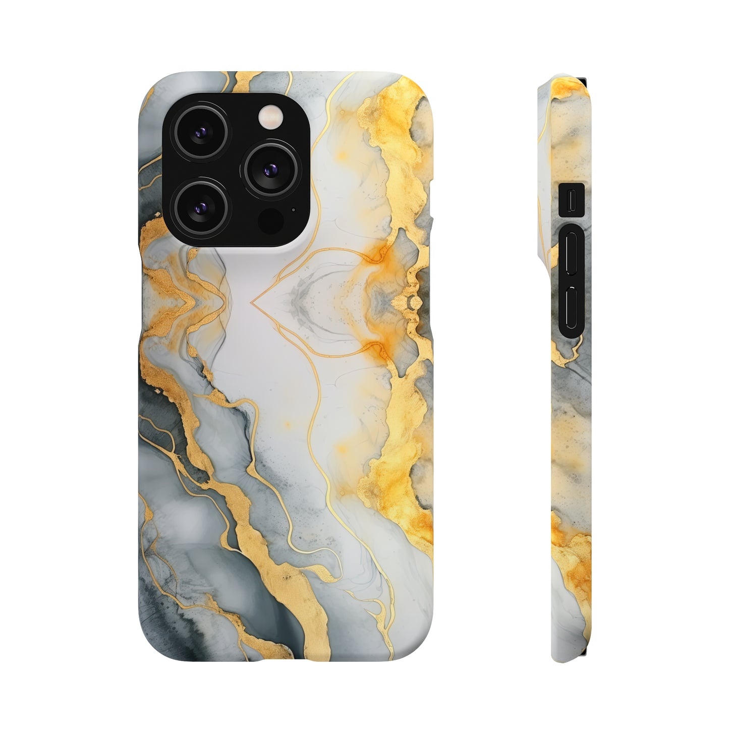 Cee L Colourful Marble Mobile Phone Case Grey