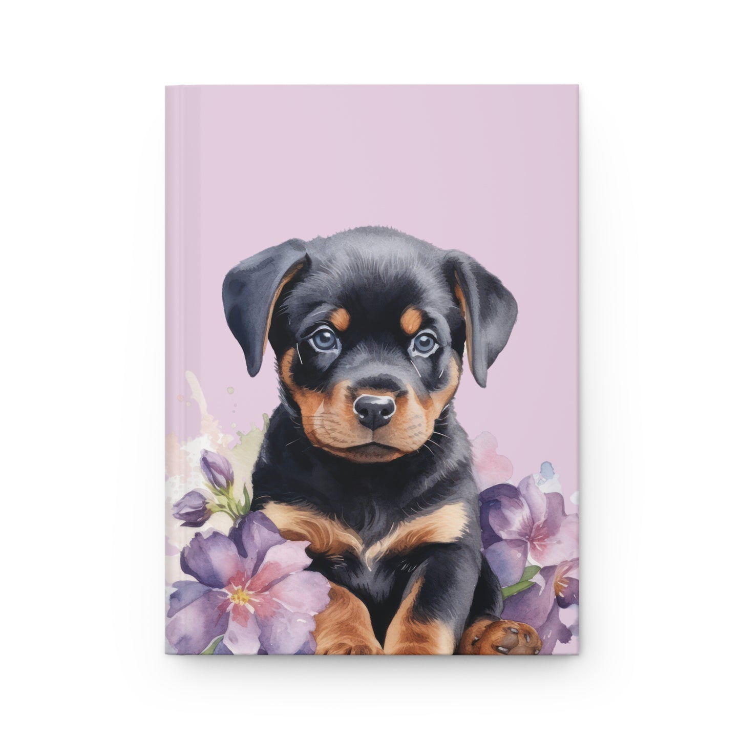 Hardcover Journal Rottweiler Puppy