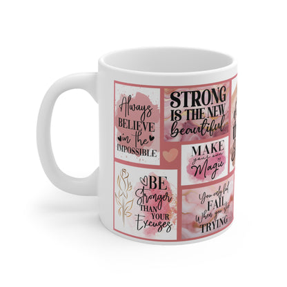 Cee L Positive Affirmations I am Proud Mug Gifts for Her Mothers Day 11oz