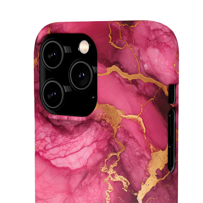 Cee L Colourful Marble Mobile Phone Case Pink