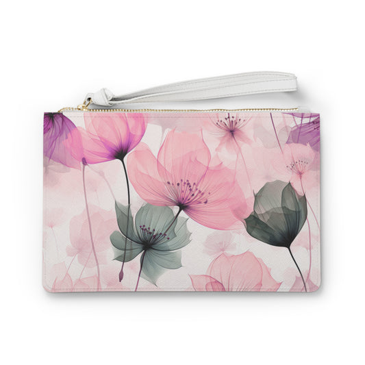 Clutch Bag Poppies Pink