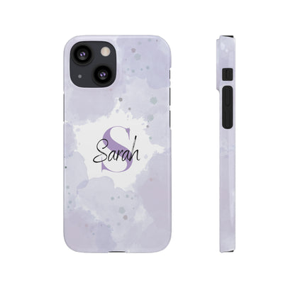 Cee L Personalised Phone Case Monogram Name Mobile Phone Cover Pastel