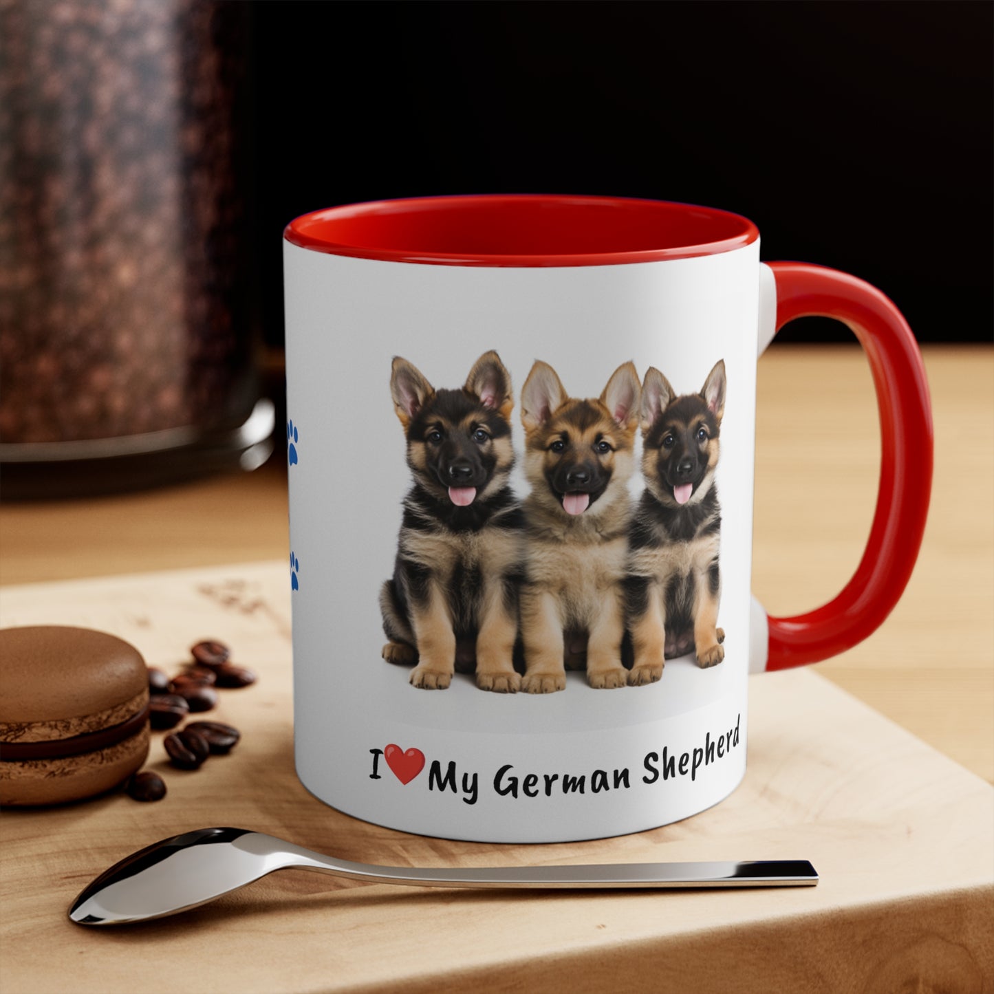 German Shepherd Puppy Pet Mug Name Custom Dog Mug Dog Coffee Cup Personalized Pet Mugs Dog Mom Mug Dad Mug New Dog Mug Mothers Day