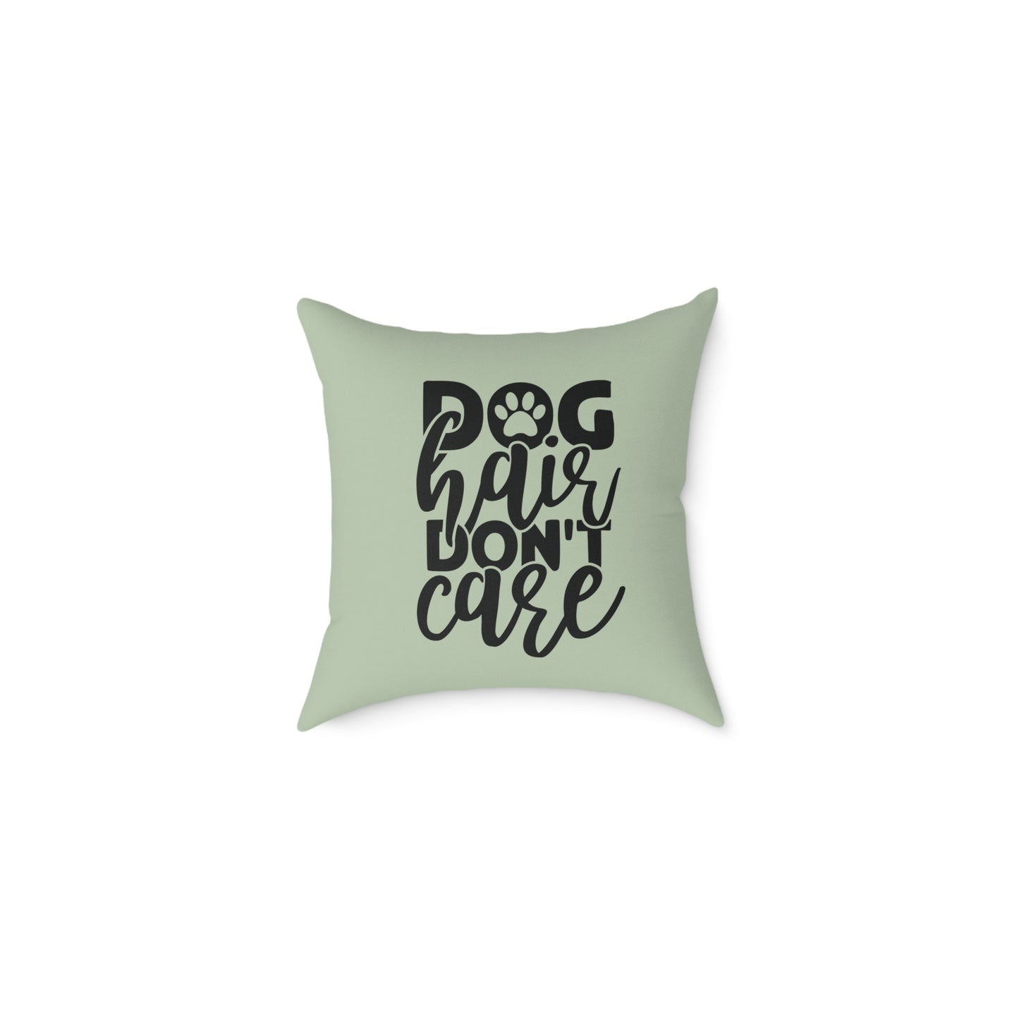 Square Poly Canvas Pillow Dog Lovers