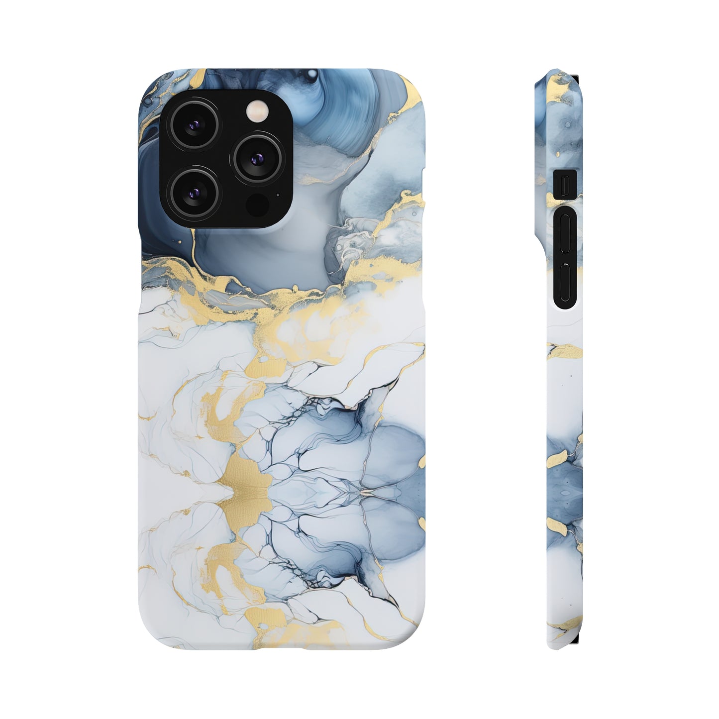 Cee L Colourful Marble Mobile Phone Case Blue