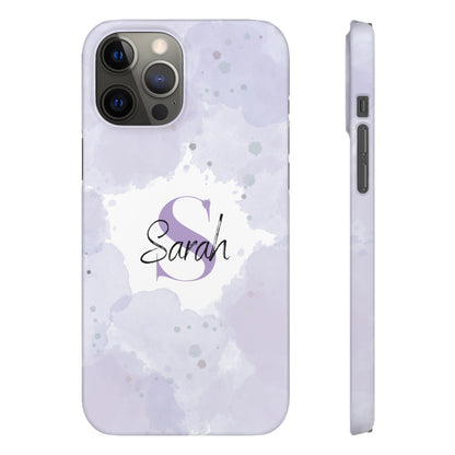 Cee L Personalised Phone Case Monogram Name Mobile Phone Cover Pastel