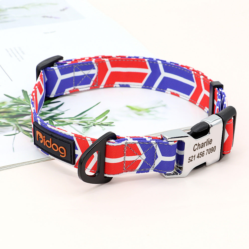 Dog Collar with Custom Engraving Personalised