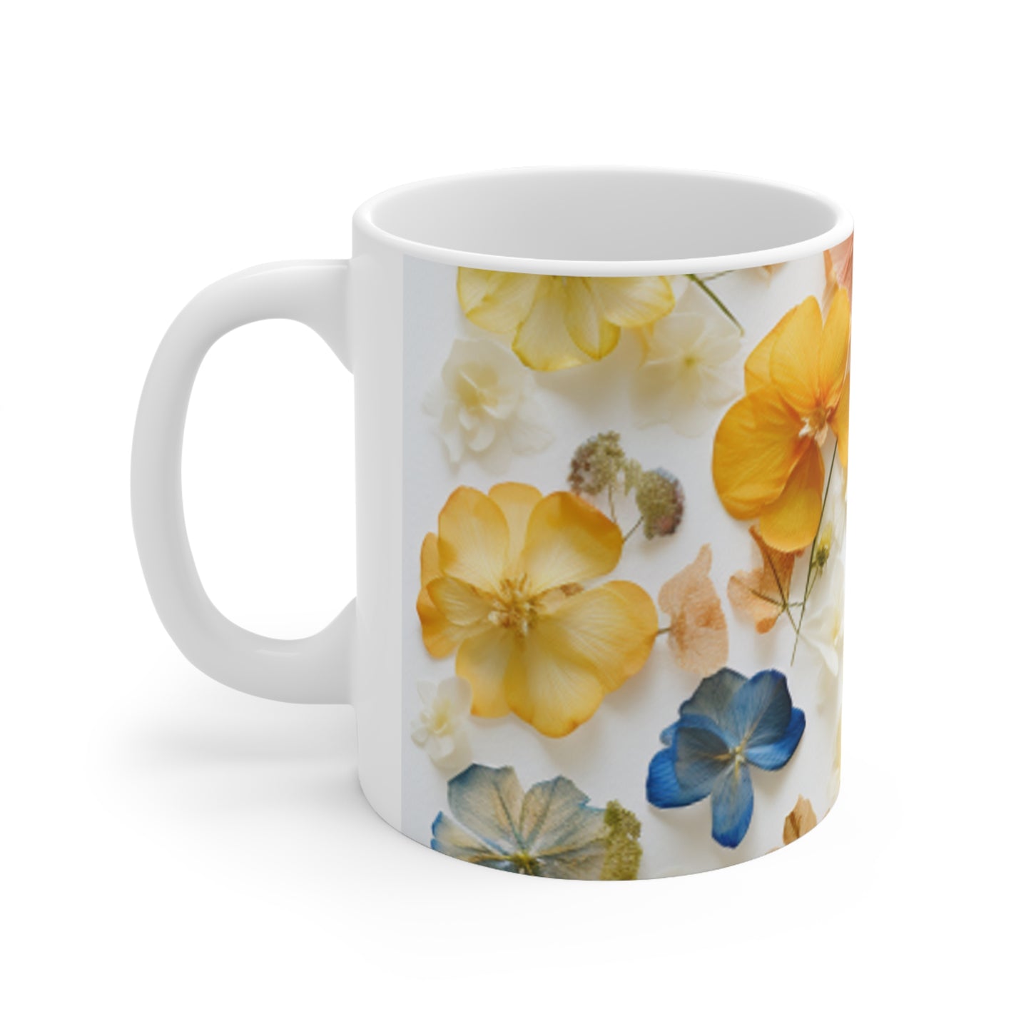 Yellow Hydrangea Flowers Mug Gifts for Her Garden Lover Christmas Merry Christmas Plant Lover Gardening Mothers Day Mum Birthday Sister