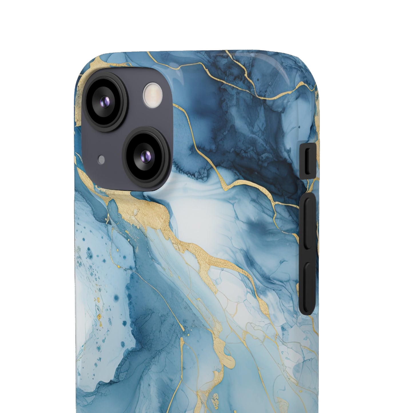 Cee L Colourful Marble Mobile Phone Case Blue