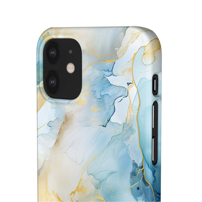 Cee L Colourful Marble Mobile Phone Case Blue