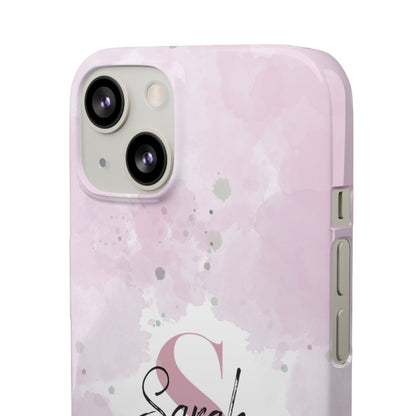 Cee L Personalised Phone Case Monogram Name Mobile Phone Cover Pastel