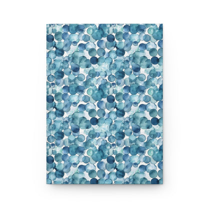 Hardcover Journal Blue Bubbles