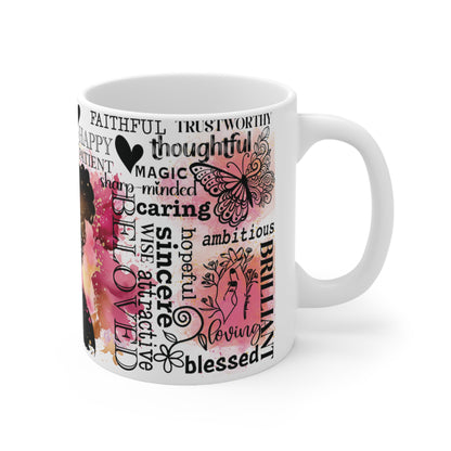 Cee L Positive Affirmations Girl Magic Mug Gifts for Her Mothers Day 11oz