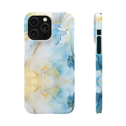 Cee L Colourful Marble Mobile Phone Case Blue