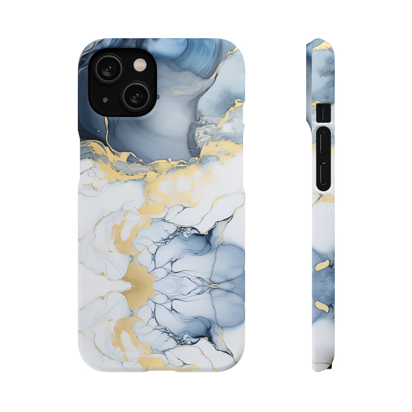 Cee L Colourful Marble Mobile Phone Case Blue