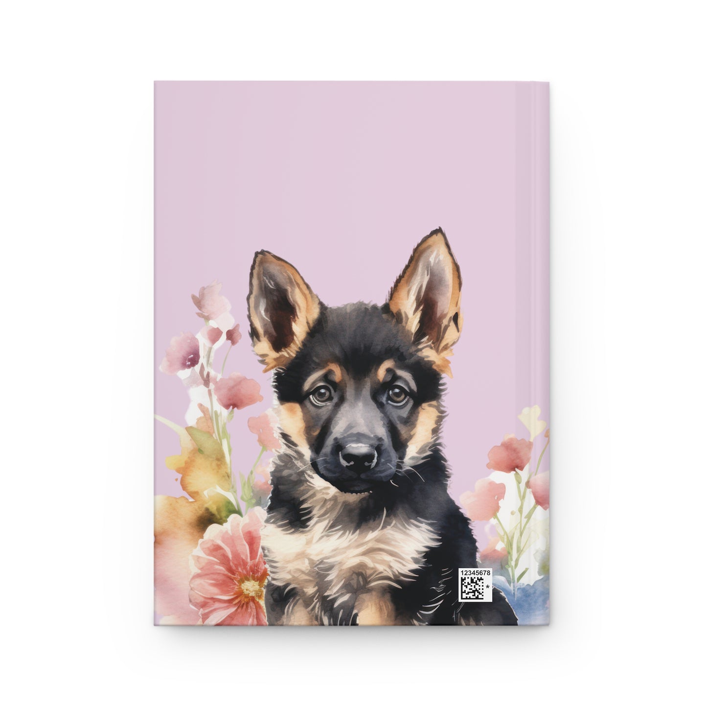 Hardcover Journal German Shepherd Puppy