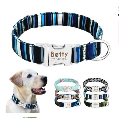 Pet Dog Name Collar Custom Dog Collar Lettering