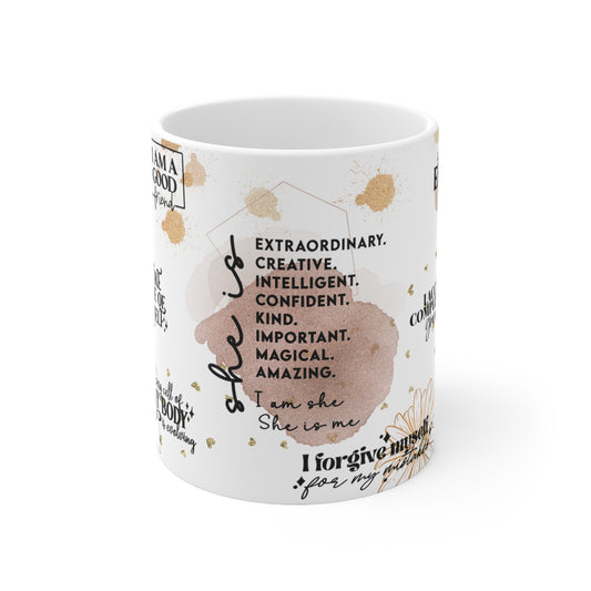 Cee L Positive Affirmations Fresh Start Mug Gifts for Her Mothers Day 11oz