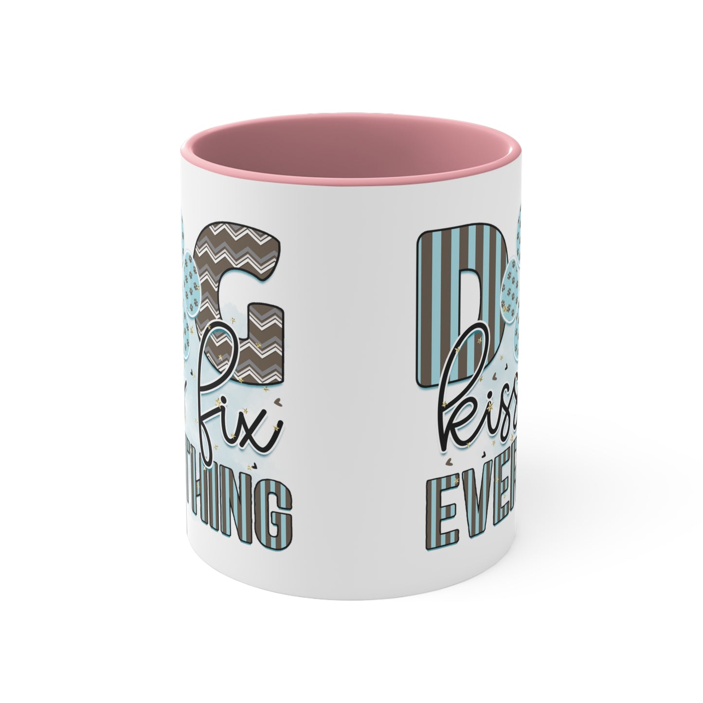 Cee L Dog Kisses Paw Print Mug Colour Choice Mothers Day Gifts for Her