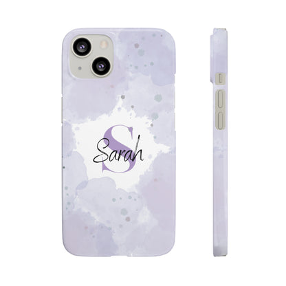 Cee L Personalised Phone Case Monogram Name Mobile Phone Cover Pastel