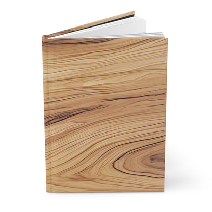 Hardcover Journal Matte Faux Timber