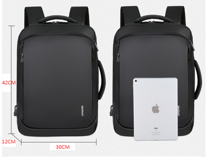 Nylon multifunctional usb computer backpack