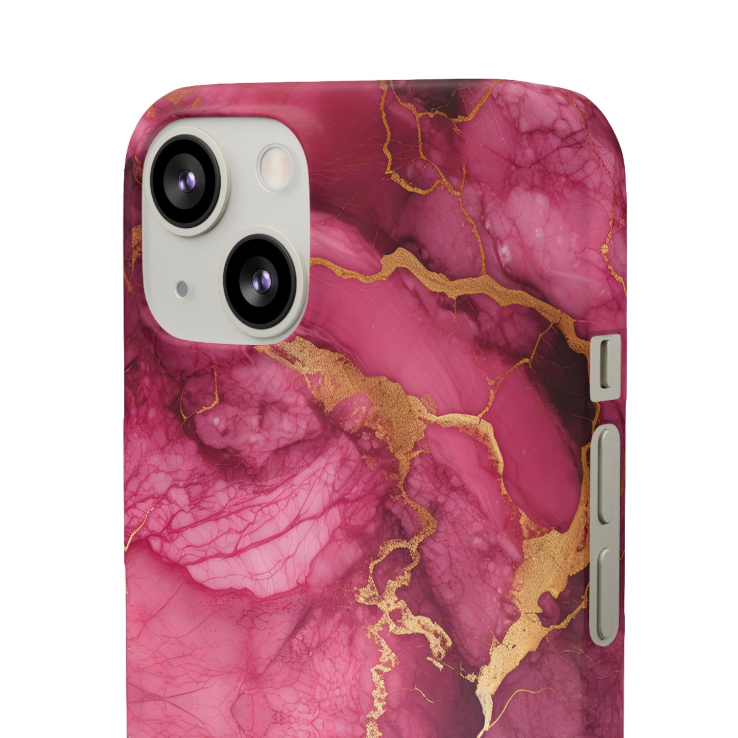 Cee L Colourful Marble Mobile Phone Case Pink