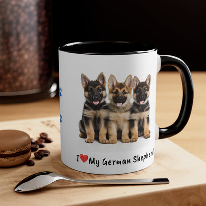 German Shepherd Puppy Pet Mug Name Custom Dog Mug Dog Coffee Cup Personalized Pet Mugs Dog Mom Mug Dad Mug New Dog Mug Mothers Day