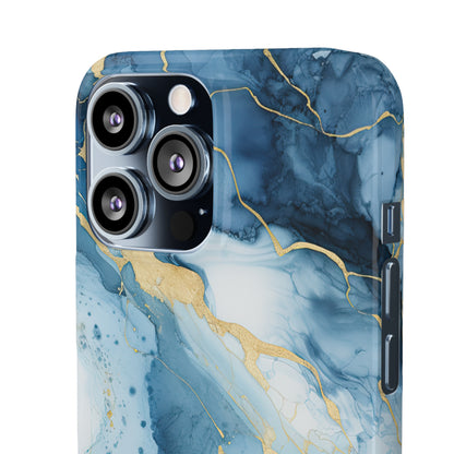 Cee L Colourful Marble Mobile Phone Case Blue