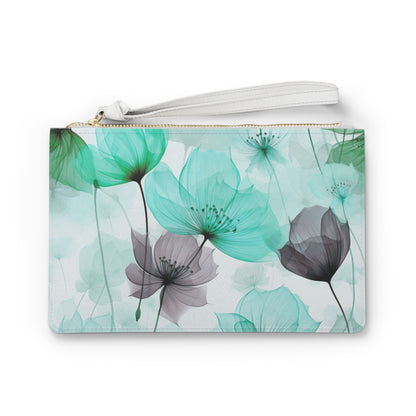 Cee L Clutch Bag Poppies Teal