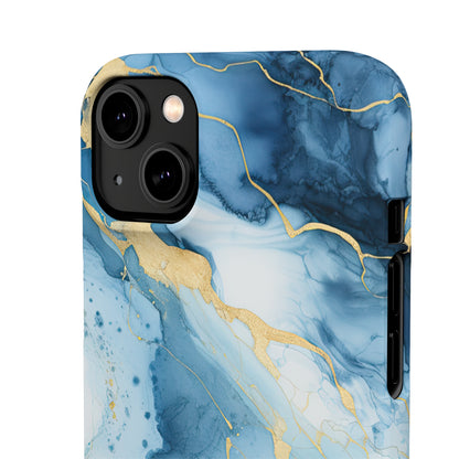 Cee L Colourful Marble Mobile Phone Case Blue