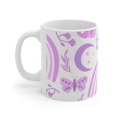 Boho Mug Boho Pastel Colours Gifts for her Gifts for Mum Sister Aunt Mothers Day Gifts