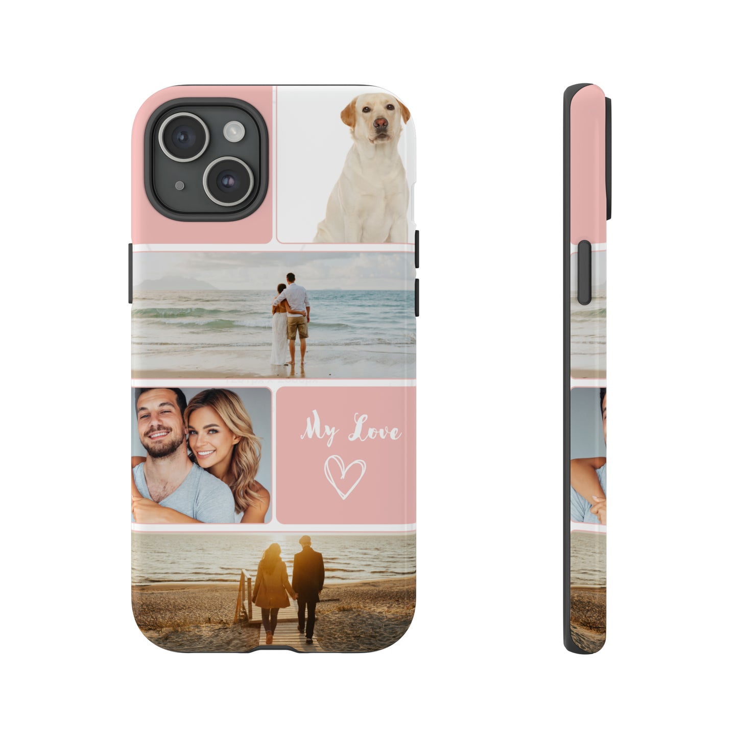 iPhone Personalised Image Case - Pink