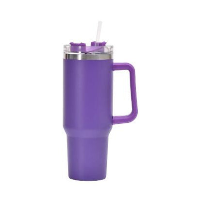 Stainless Steel Insulated Cup 40oz Straw Bingba